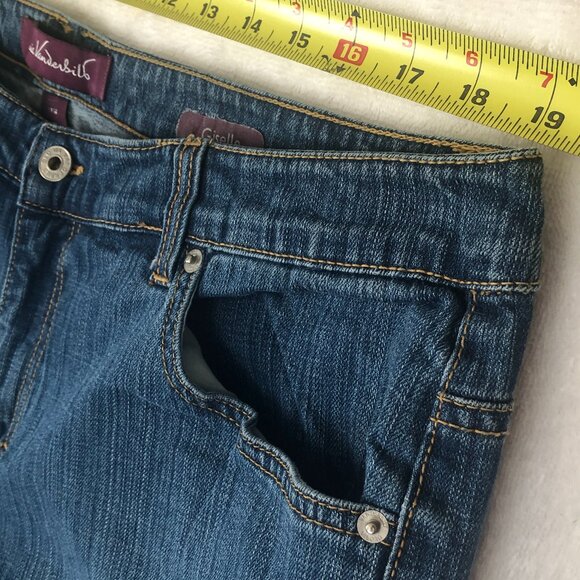 Gloria Vanderbilt Giselle Bootcut Denim Jeans Women's 18W Blue High Rise - Picture 8 of 10